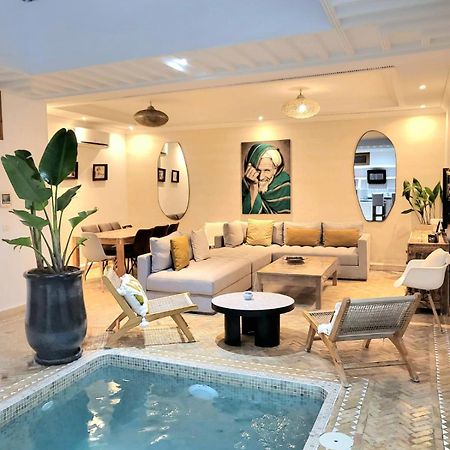 Riad Melilo Avec Piscine Chauffee Marrakesh Bagian luar foto