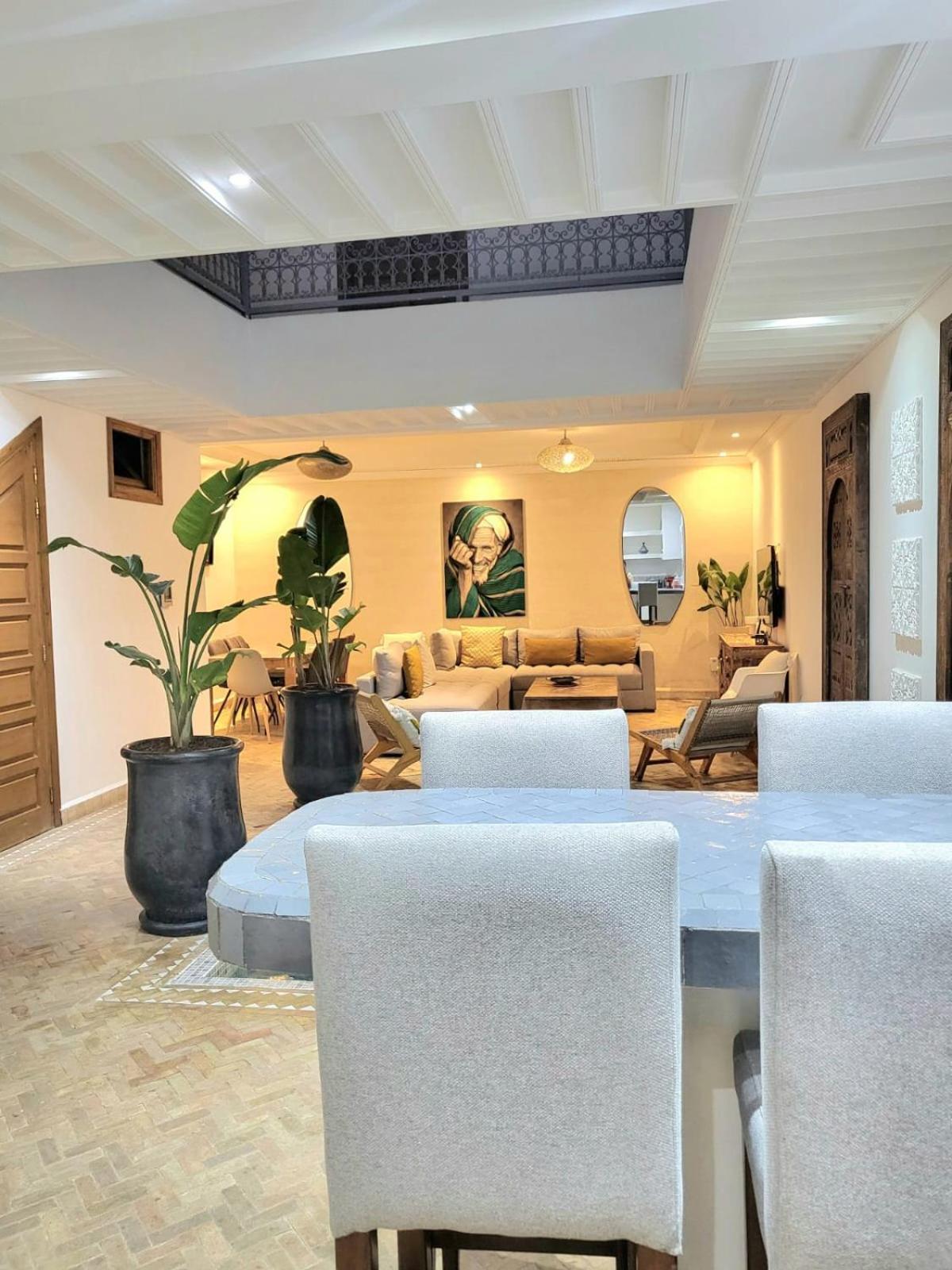 Riad Melilo Avec Piscine Chauffee Marrakesh Bagian luar foto