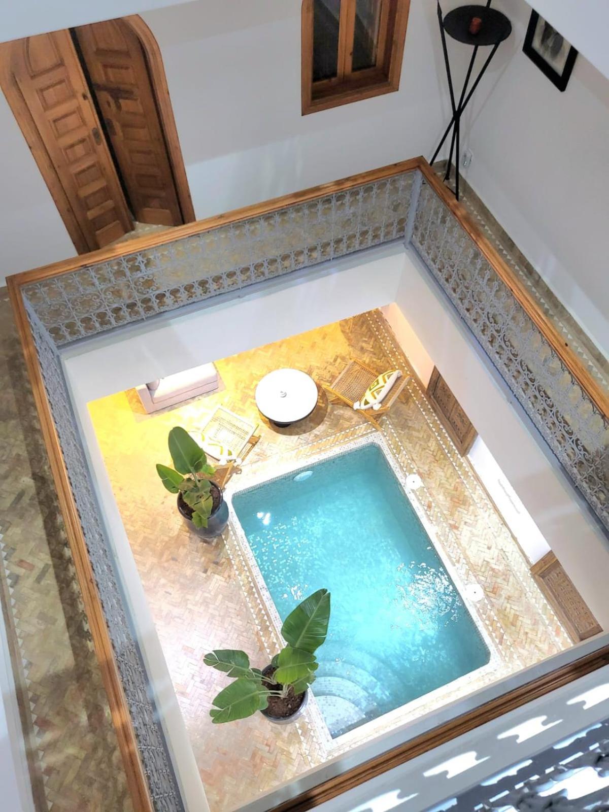 Riad Melilo Avec Piscine Chauffee Marrakesh Bagian luar foto